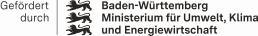 Gef&ouml;rdert durch das Ministerium f&uuml;r Umwelt und Energiewirtschaft Baden-W&uuml;rttemberg